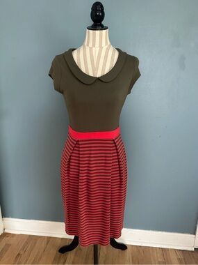 Boden Striped Midi Dress